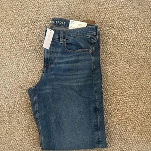 American Eagle Outfitters women’s Dark Blue Slim Straight Jeans